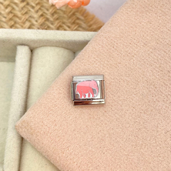 Charm elefante rosa - 2580CH