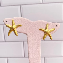 Arete estrella de mar dorado - AAL036 - comprar en línea