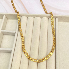 Cadena lisa dorada 60cm. - ACA029 - comprar en línea