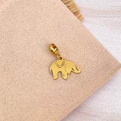 Charm elefante dorado - ACH001
