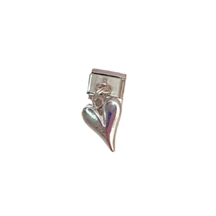 Italian charm colgante plateado corazón - ACH040 - comprar en línea