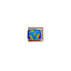 Italian charm plateado planeta tierra - ACH051 - comprar en línea