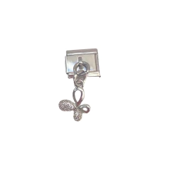 Charm mariposa colgante plateado - ACH067 - comprar en línea