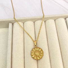 Collar girasol dorado - ADC060 - comprar en línea