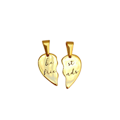 Duo dijes "best friends" dorado - ADJ006 - comprar en línea