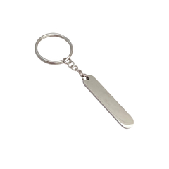Llavero barra plateada 4cm. - ALV002 - comprar en línea