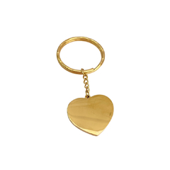 Llavero corazón dorado 2.5cm. - ALV009 - comprar en línea