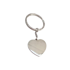 Llavero corazón plateado 2.5cm. - ALV010 - comprar en línea