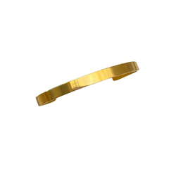 Brazalete liso dorado - APU123 - tienda en línea