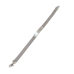 Pulsera malla con placa plateada - APU127 - comprar en línea