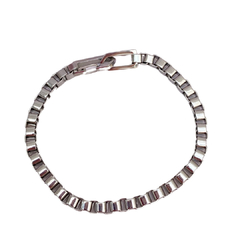 Pulso cadena eslabon plateado - APU132 - Taibell