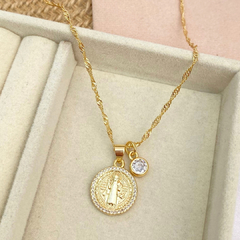 Collar medalla San Benito - CD003 - comprar en línea