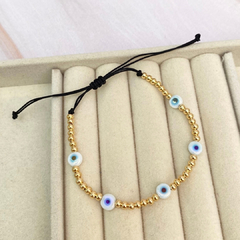 Pulsera ojitos y balines - HP054 - Taibell