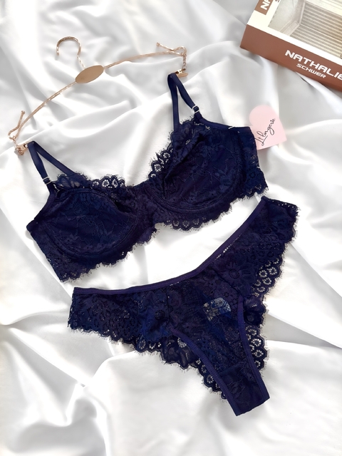 Conjunto Milena Azul Marinho