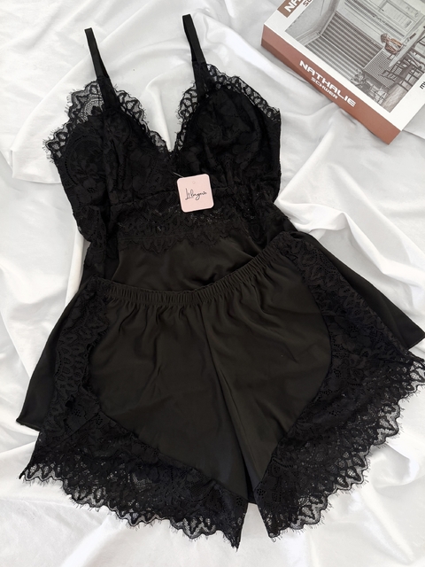 Baby Doll Mari Preto - comprar online