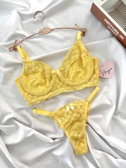 Conjunto Sabrina Amarelo