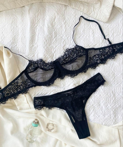 Conjunto Bianca Preto - comprar online