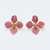 Brinco Flor Rosa