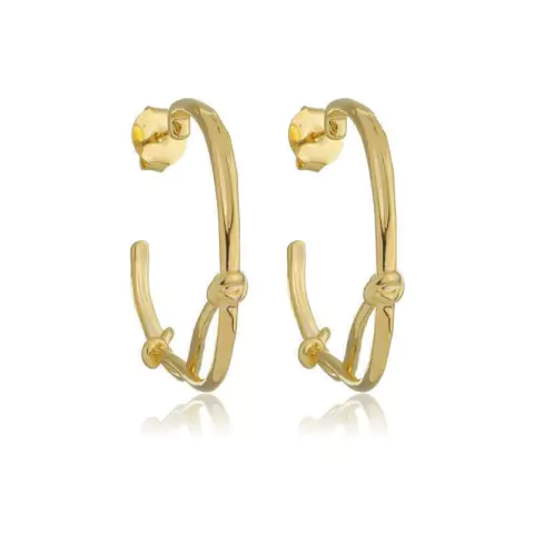 Argola Nó - SEMIJOIA