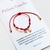 Pulseira Vermelha 7 Nós com Pingente Estrela do Mar + Âncora - comprar online