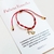 Pulseira Vermelha 7 Nós com Pingente Fé + Cruz - comprar online