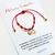 Pulseira Vermelha 7 Nós com Pingente Lua + Estrela - comprar online