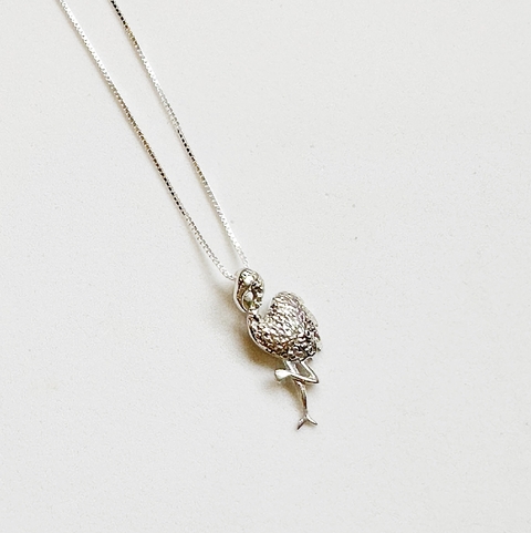 Colar Flamingo - PRATA 925