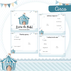 Livro do Bebê - Circo Menino na internet