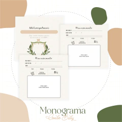 Livro do Bebê - Monograma - comprar online
