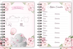 Caderneta de Vacinas - Elefante Menina - comprar online