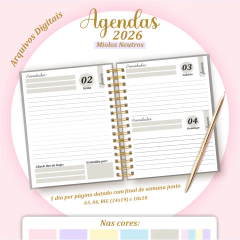 Agenda Fotógrafo 2026 - loja online