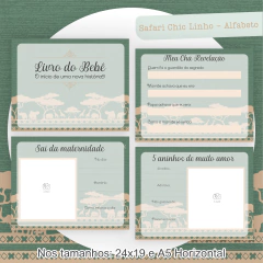 Livro do Bebê - Safari Linho Alfabeto - comprar online