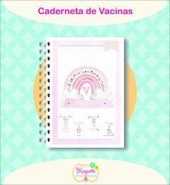 Caderneta de Vacinas - Arco-íris Menina - comprar online