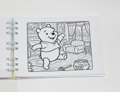 Imagem do Livro para Colorir - Pooh