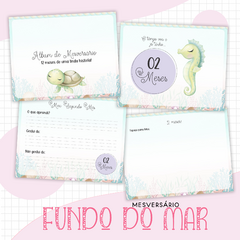 Álbum Mesversário - Fundo do Mar Menina - comprar online