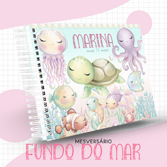 Álbum Mesversário - Fundo do Mar Menina