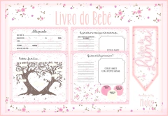 Livro do Bebê - Floral - comprar online