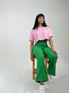 Cropped Flor - EU USO MEME