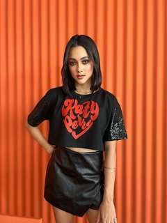 Cropped Paetê Katy Perry