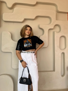 Cropped Paetê Niall Horan - EU USO MEME