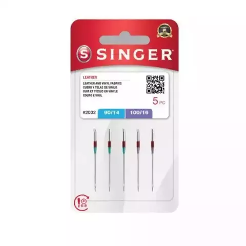 AGULHA DOMÉSTICA P/ COURO SINGER 2032-14/16 - comprar online