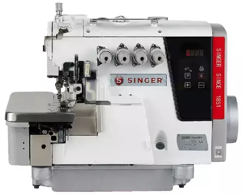 MAQUINA DE COSTURA INDUSTRIAL INTERLOQUE 5 FIOS SINGER 324G-251M35E BITOLA MÉDIA