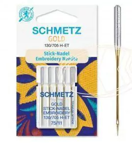 AGULHA DE BORDAR 11 DOURADA SCHMETZ 1604
