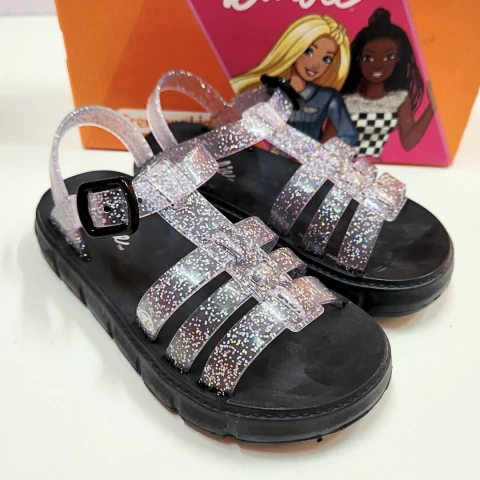 Sandália Infantil Barbie FlatForm