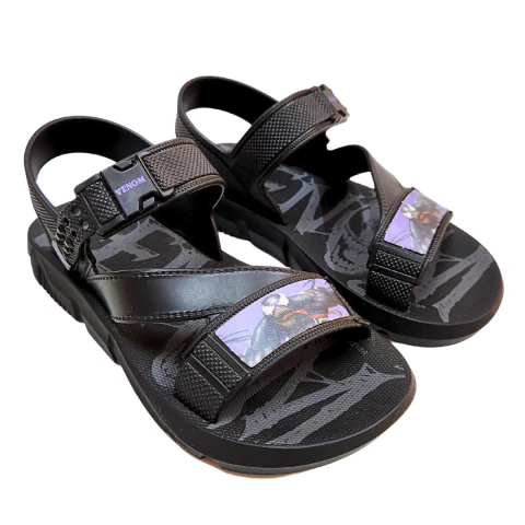 Sandália Infantil Marvel com Venom e Spider-Man