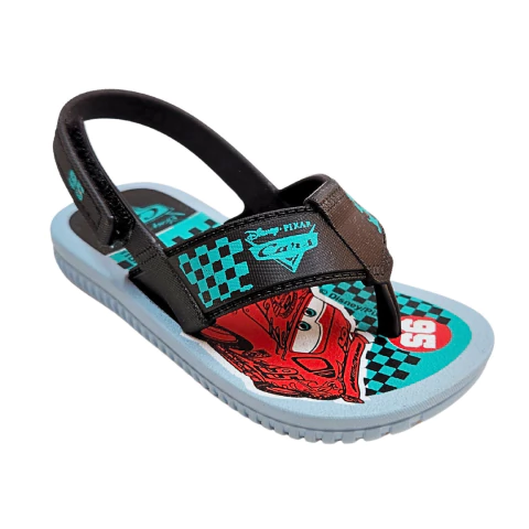 Sandália Infantil Disney Carros Azul