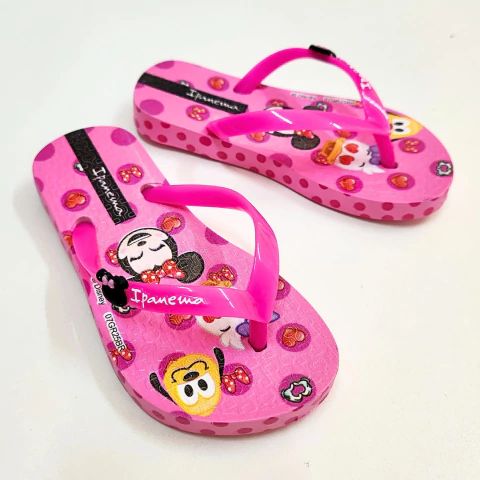 Chinelo Infantil Feminino Ipanema Minnie Rosa