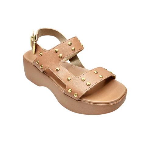 Sandália Feminina Moleca Tachas