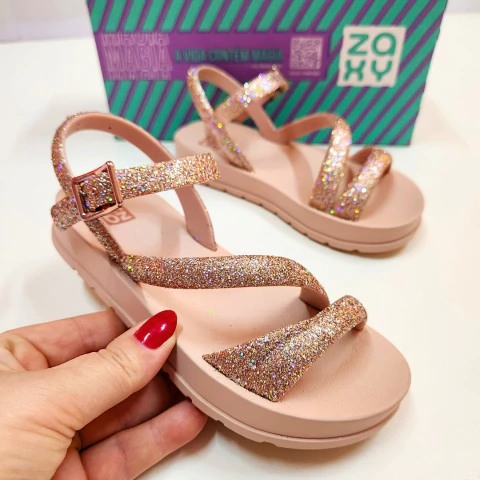 Sandália Infantil Zaxy Glitter