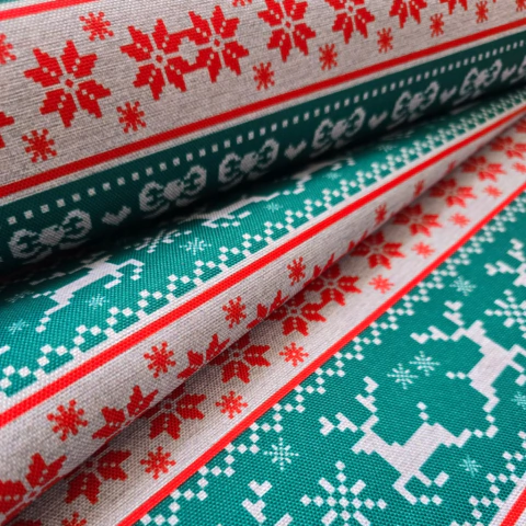 Cordura Estampada Navideño Diseño 1 - comprar online